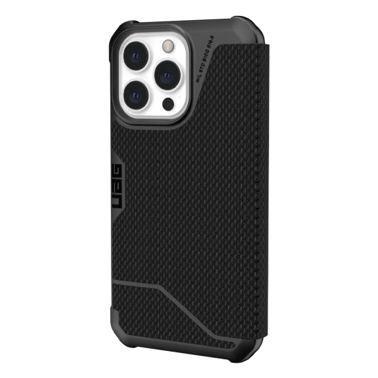 Чехол UAG Metropolis Case for iPhone 13 Pro Kevlar Black - цена, характеристики, отзывы, рассрочка, фото 2