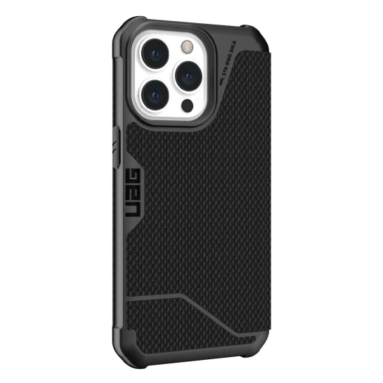 Чехол UAG Metropolis Case for iPhone 13 Pro Kevlar Black - цена, характеристики, отзывы, рассрочка, фото 3