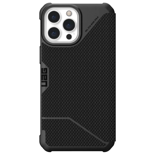 Чохол UAG Metropolis Case for iPhone 13 Pro Max Kevlar Black - ціна, характеристики, відгуки, розстрочка, фото 1