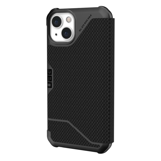 Чехол UAG Metropolis Case for iPhone 13 Kevlar Black - цена, характеристики, отзывы, рассрочка, фото 2