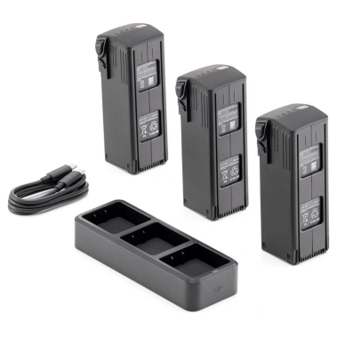 3 акумулятора та зарядний пристрій DJI Mavic 3 Enterprise Series Battery Kit - цена, характеристики, отзывы, рассрочка, фото 1