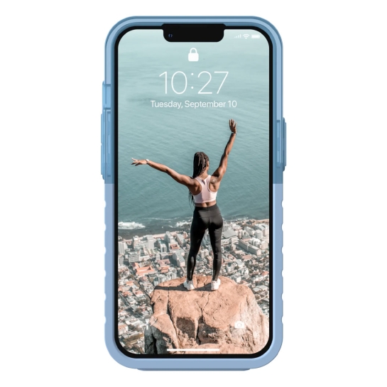 Чехол UAG [U] Dip Case for iPhone 13 Cerulean - цена, характеристики, отзывы, рассрочка, фото 4