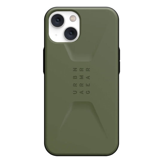 Чохол UAG Civilian Case for iPhone 14 Olive - ціна, характеристики, відгуки, розстрочка, фото 1