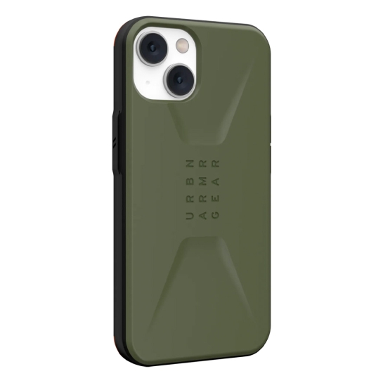 Чохол UAG Civilian Case for iPhone 14 Olive - ціна, характеристики, відгуки, розстрочка, фото 3
