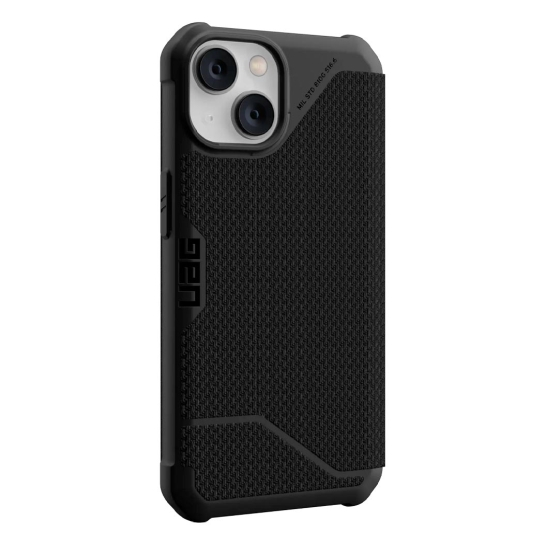 Чохол UAG Metropolis Case for iPhone 14 Kevlar Black - ціна, характеристики, відгуки, розстрочка, фото 3