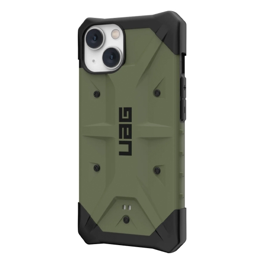 Чехол UAG Pathfinder Case for iPhone 14 Olive - цена, характеристики, отзывы, рассрочка, фото 2