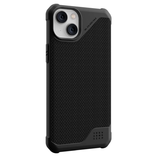 Чехол UAG Metropolis LT Case for iPhone 14 Plus Magsafe Kevlar Black - цена, характеристики, отзывы, рассрочка, фото 3