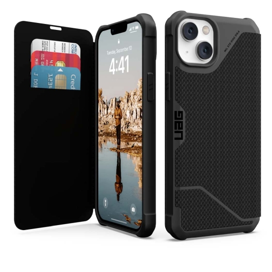 Чохол UAG Metropolis Case for iPhone 14 Plus Kevlar Black - ціна, характеристики, відгуки, розстрочка, фото 5