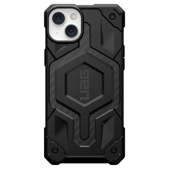 Чохол UAG Monarch Pro Case for iPhone 14 Plus Magsafe Carbon Fiber - ціна, характеристики, відгуки, розстрочка, фото 1