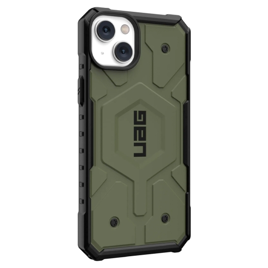 Чехол UAG Pathfinder Case for iPhone 14 Plus Magsafe Olive - цена, характеристики, отзывы, рассрочка, фото 3