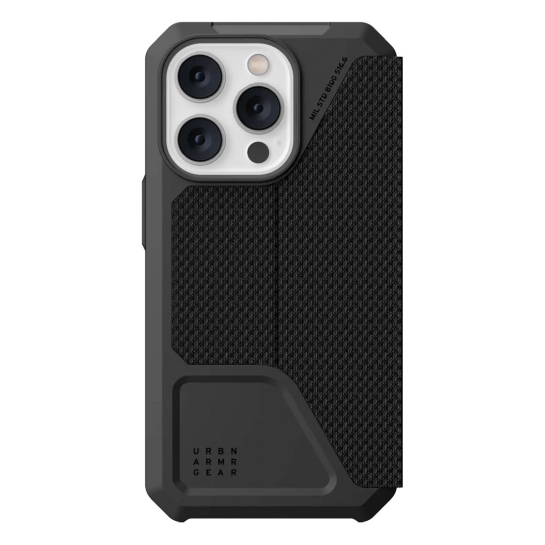 Чохол UAG Metropolis Case for iPhone 14 Pro Kevlar Black - цена, характеристики, отзывы, рассрочка, фото 1
