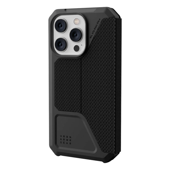 Чехол UAG Metropolis Case for iPhone 14 Pro Kevlar Black - цена, характеристики, отзывы, рассрочка, фото 4