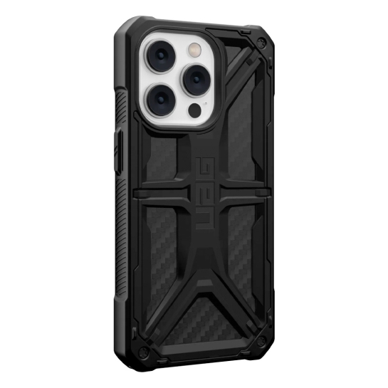 Чохол UAG Monarch Case for iPhone 14 Pro Carbon Fiber - ціна, характеристики, відгуки, розстрочка, фото 3