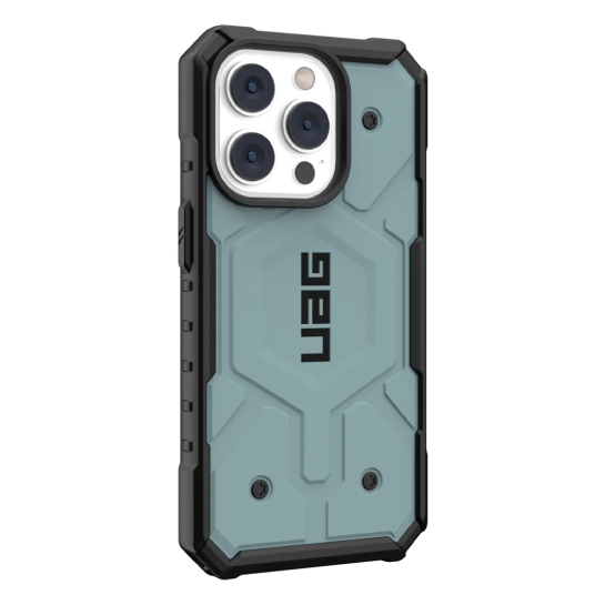 Чехол UAG Pathfinder Case for iPhone 14 Pro Magsafe Pool - цена, характеристики, отзывы, рассрочка, фото 4