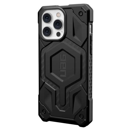 Чехол UAG Monarch Pro Case for iPhone 14 Pro Max Magsafe Carbon Fiber - цена, характеристики, отзывы, рассрочка, фото 5
