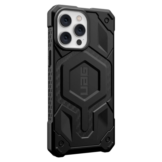 Чехол UAG Monarch Pro Case for iPhone 14 Pro Max Magsafe Carbon Fiber - цена, характеристики, отзывы, рассрочка, фото 2