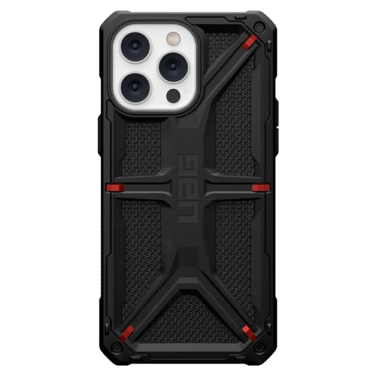 Чохол UAG Monarch Case for iPhone 14 Pro Max Kevlar Black - цена, характеристики, отзывы, рассрочка, фото 1