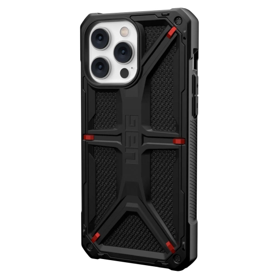 Чехол UAG Monarch Case for iPhone 14 Pro Max Kevlar Black - цена, характеристики, отзывы, рассрочка, фото 2