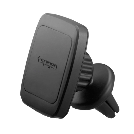Автодержатель Spigen Kuel H12 Air Vent Magnetic Swivel Car Mount Holder Black - цена, характеристики, отзывы, рассрочка, фото 1
