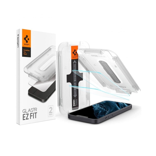 Скло Spigen для iPhone 14 Plus/13 Pro Max tR EZ Fit Transparency Sensor Open (2 Pack) Clear - ціна, характеристики, відгуки, розстрочка, фото 1