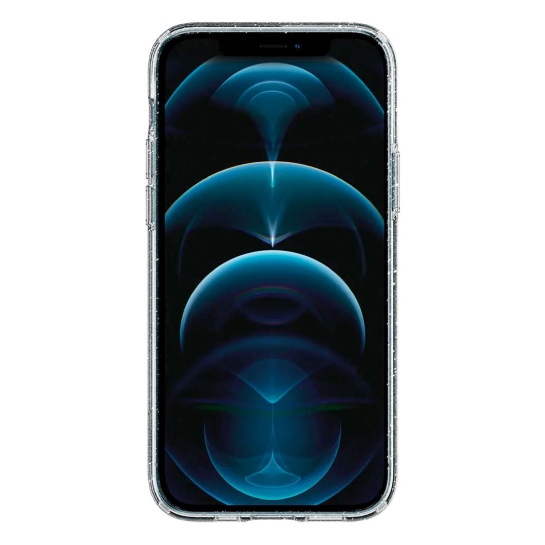 Чехол Spigen Liquid Crystal Glitter Case for iPhone 12/12 Pro Crystal Clear - цена, характеристики, отзывы, рассрочка, фото 3