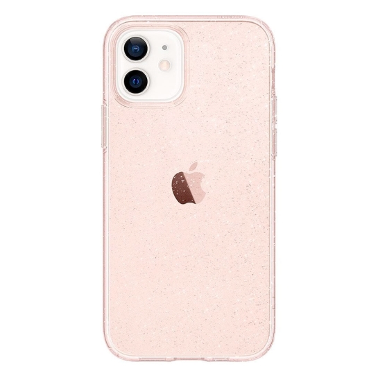 Чехол Spigen Liquid Crystal Glitter Case for iPhone 12/12 Pro Rose Quartz - цена, характеристики, отзывы, рассрочка, фото 1