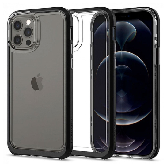 Чехол Spigen Neo Hybrid Crystal Case for iPhone 12/12 Pro Black - цена, характеристики, отзывы, рассрочка, фото 2