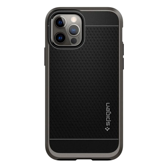 Чохол Spigen Neo Hybrid Case for iPhone 12/12 Pro Gunmetal