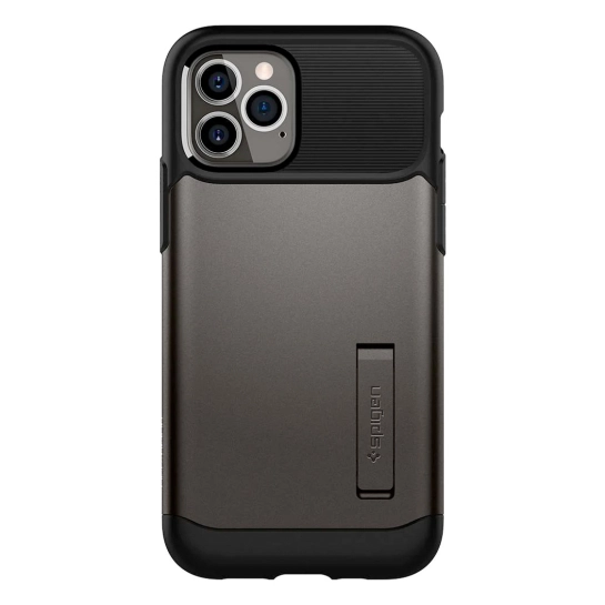 Чохол Spigen Slim Armor Case for iPhone 12/12 Pro Gunmetal