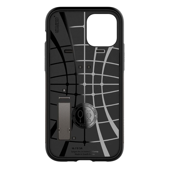 Чехол Spigen Slim Armor Case for iPhone 12/12 Pro Gunmetal - цена, характеристики, отзывы, рассрочка, фото 2