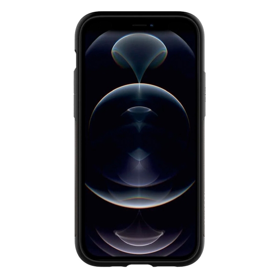 Чехол Spigen Slim Armor Case for iPhone 12/12 Pro Gunmetal - цена, характеристики, отзывы, рассрочка, фото 3