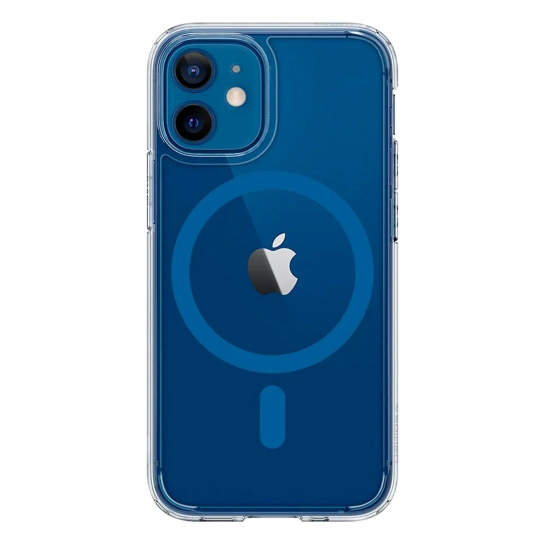 Чохол Spigen Ultra Hybrid Case for iPhone 12/12 Pro MagSafe Blue