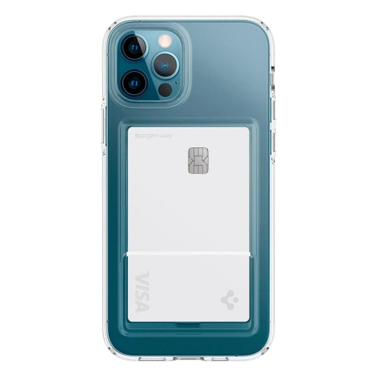 Чехол Spigen Crystal Slot Case for iPhone 12/12 Pro Crystal Clear