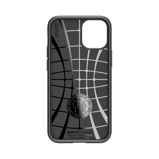 Чехол Spigen Liquid Air Case for iPhone 12 mini Matte Black - цена, характеристики, отзывы, рассрочка, фото 3