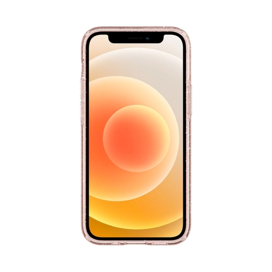 Чехол Spigen Liquid Crystal Glitter Case for iPhone 12 mini Rose Quartz - цена, характеристики, отзывы, рассрочка, фото 2
