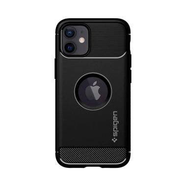 Чохол Spigen Rugged Armor Case for iPhone 12 mini Matte Black - цена, характеристики, отзывы, рассрочка, фото 1