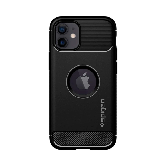 Чохол Spigen Rugged Armor Case for iPhone 12 mini Matte Black