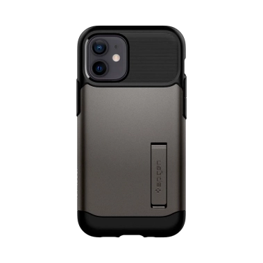 Чехол Spigen Slim Armor Case for iPhone 12 mini Gunmetal - цена, характеристики, отзывы, рассрочка, фото 1