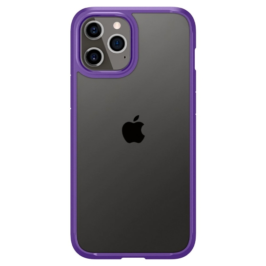 Чохол Spigen Crystal Hybrid Case for iPhone 12 Pro Max Hydrangea Purple - ціна, характеристики, відгуки, розстрочка, фото 1