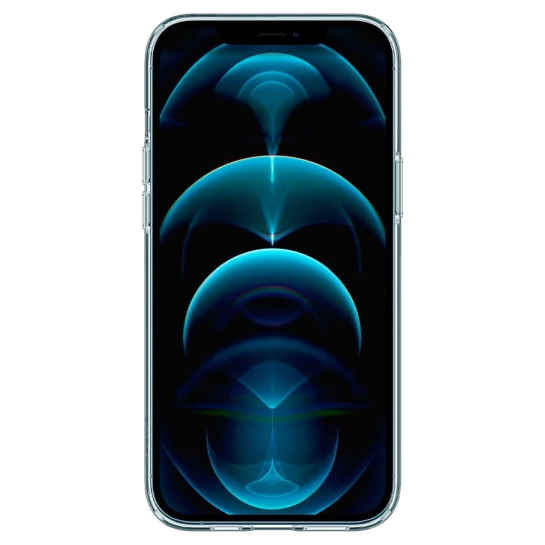 Чехол Spigen Quartz Hybrid Case for iPhone 12 Pro Max Crystal Clear - цена, характеристики, отзывы, рассрочка, фото 2