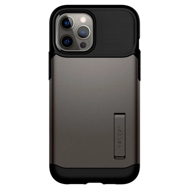 Чохол Spigen Slim Armor Case for iPhone 12 Pro Max Gunmetal - цена, характеристики, отзывы, рассрочка, фото 1