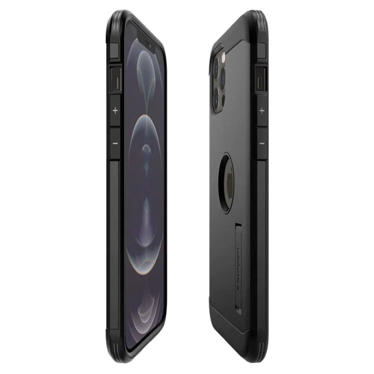 Чехол Spigen Tough Armor Case for iPhone 12 Pro Max Black - цена, характеристики, отзывы, рассрочка, фото 3