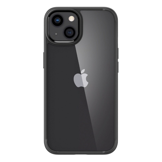Чохол Spigen Crystal Hybrid Case for iPhone 13 Matte Black - ціна, характеристики, відгуки, розстрочка, фото 1