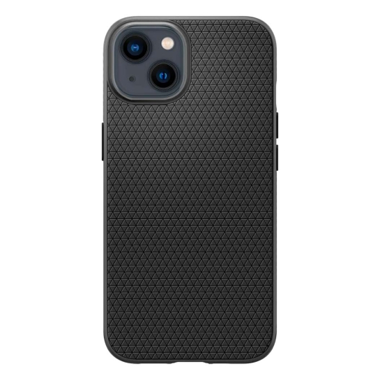 Чохол Spigen Liquid Air Case for iPhone 13 Matte Black - ціна, характеристики, відгуки, розстрочка, фото 1