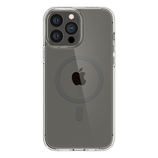 Чохол Spigen Crystal Hybrid Case for iPhone 13 Pro Max MagSafe Graphite - ціна, характеристики, відгуки, розстрочка, фото 1