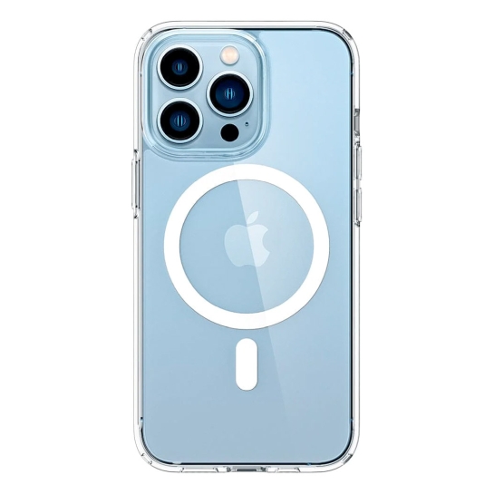 Чохол Spigen Ultra Hybrid Case for iPhone 13 Pro MagSafe White - ціна, характеристики, відгуки, розстрочка, фото 1