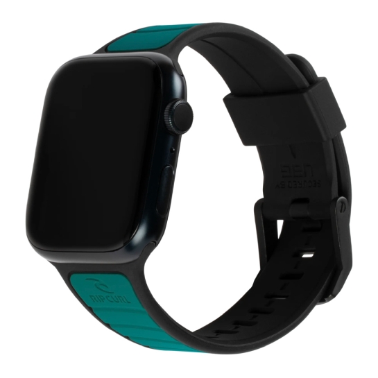 Ремешок UAG x Rip Curl for Apple Watch 42mm/44mm/45mm Torquay Black-Turquoise - цена, характеристики, отзывы, рассрочка, фото 1