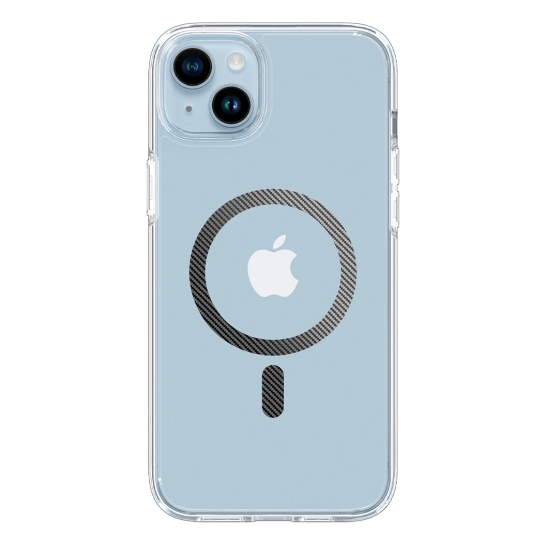 Чохол Spigen Ultra Hybrid MagFit Case for iPhone 14 Carbon Fiber - ціна, характеристики, відгуки, розстрочка, фото 1