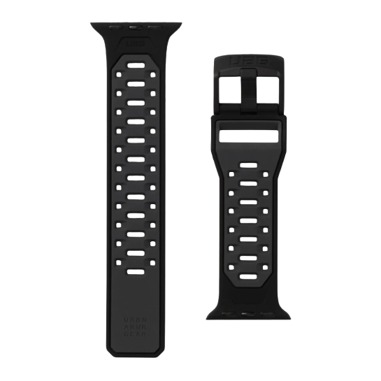 Ремешок UAG Civilian Silicone for Apple Watch 42mm/44mm/45mm/49mm Graphite/Black - цена, характеристики, отзывы, рассрочка, фото 5