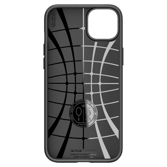 Чехол Spigen Liquid Air Case for iPhone 14 Plus Matte Black - цена, характеристики, отзывы, рассрочка, фото 3
